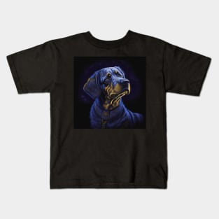 Space Dog, Galaxy Dog Kids T-Shirt